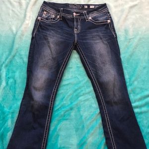 Size 26 Miss Me Easy Bootcut Jeans American flag